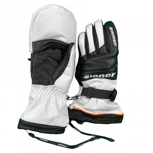 ZIENER Ski Handschuhe extra warm Gallin DCS 01 weiß DSV