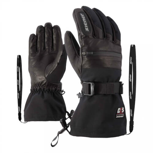 ZIENER Ski Handschuhe extra warm Gallin DCS schwarz 12 ZIENER Ski Handschuhe extra warm Gallin DCS schwarz 12