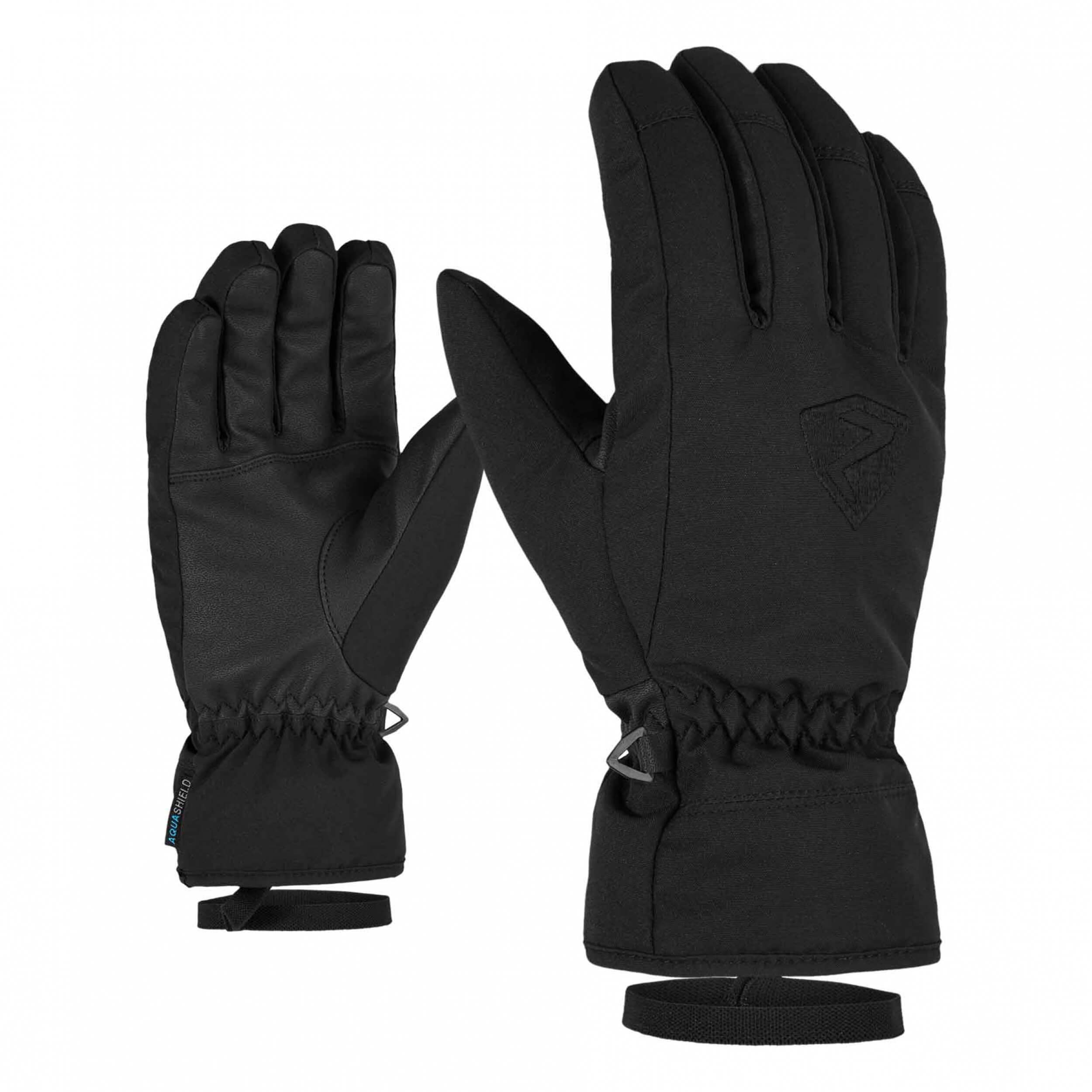 ZIENER Ski-Handschuhe Gerino AQUASHIELD schwarz 12