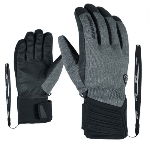 ZIENER Ski Handschuhe Grany THERMO SHIELD grau 922 ZIENER Ski Handschuhe Grany THERMO SHIELD grau 922