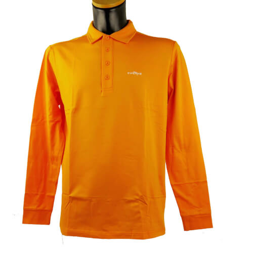 Chervo Herren Polo lang Arm Aurucon orange 2.Wahl Chervo Herren Polo lang Arm Aurucon orange 2.Wahl
