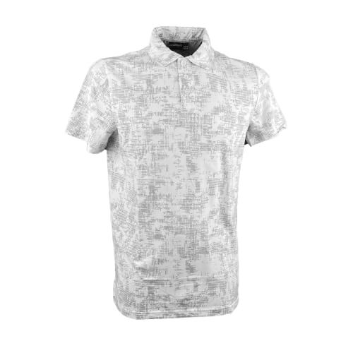 Chervo Herren Polo Aut DRY MATIC weiß gemustert 54A Chervo Herren Polo Aut DRY MATIC weiß gemustert 54A