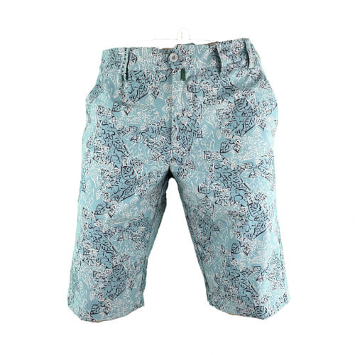 Chervo Herren Short Gaudenzio DRY MATIC grün gemustert 83F Chervo Herren Short Gaudenzio DRY MATIC grün gemustert 83F