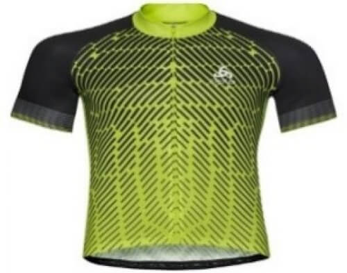 odlo Herren Bike Trikot Fujin Print lime 40224 odlo Herren Bike Trikot Fujin Print lime 40224