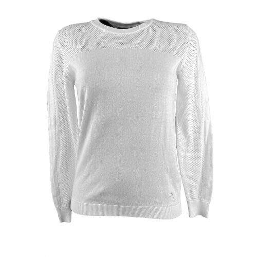 Chervo Damen Strick Pullover Naliya weiß 100 Chervo Damen Strick Pullover Naliya weiß 100