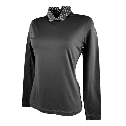 Chervo Damen Polo lang Arm PRO THERM Alfabeta schwarz 2.Wahl Chervo Damen Polo lang Arm PRO THERM Alfabeta schwarz 2.Wahl