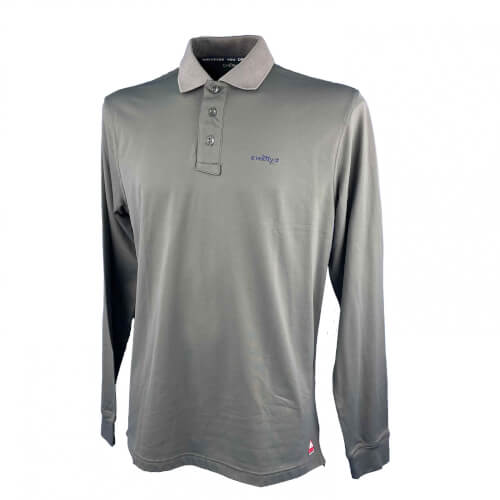 Chervo Herren Polo lang Arm Anguy grau 2.Wahl Chervo Herren Polo lang Arm Anguy grau 2.Wahl