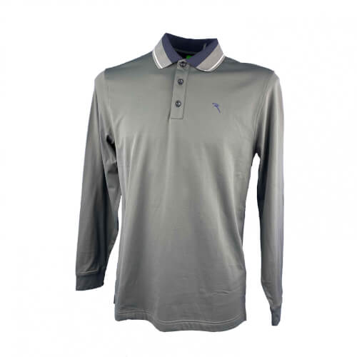 Chervo Herren Polo lang Arm Atos grau 2.Wahl Chervo Herren Polo lang Arm Atos grau 2.Wahl