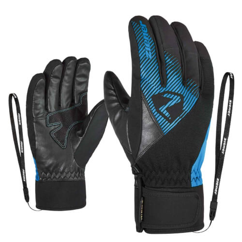 ZIENER Ski Handschuhe Gido GORETEX schwarz blau 798