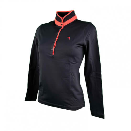 Chervo Damen Polo lang Arm PRO THERM Aramacao schwarz 999 Chervo Damen Polo lang Arm PRO THERM Aramacao schwarz 999