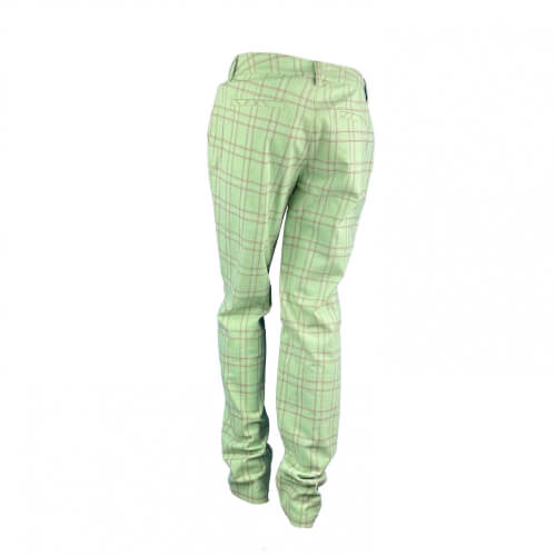 Chervo warme Damen Hose Simphony COMFORT  grün kariert 76F