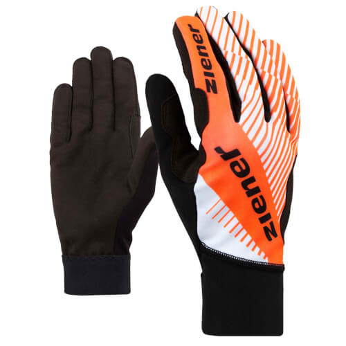 ZIENER Damen Ski Handschuhe Komma GORETEX extra warm weiß schwarz 01 neu 
