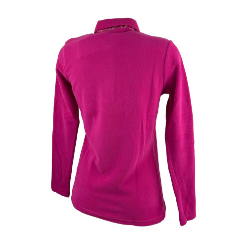 Chervo Damen Fleece Polo lang Arm PRO THERM Avantitutta magenta 2.Wahl