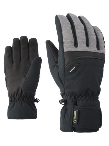 ZIENER Ski Handschuhe Glyn GORETEX schwarz grau 822