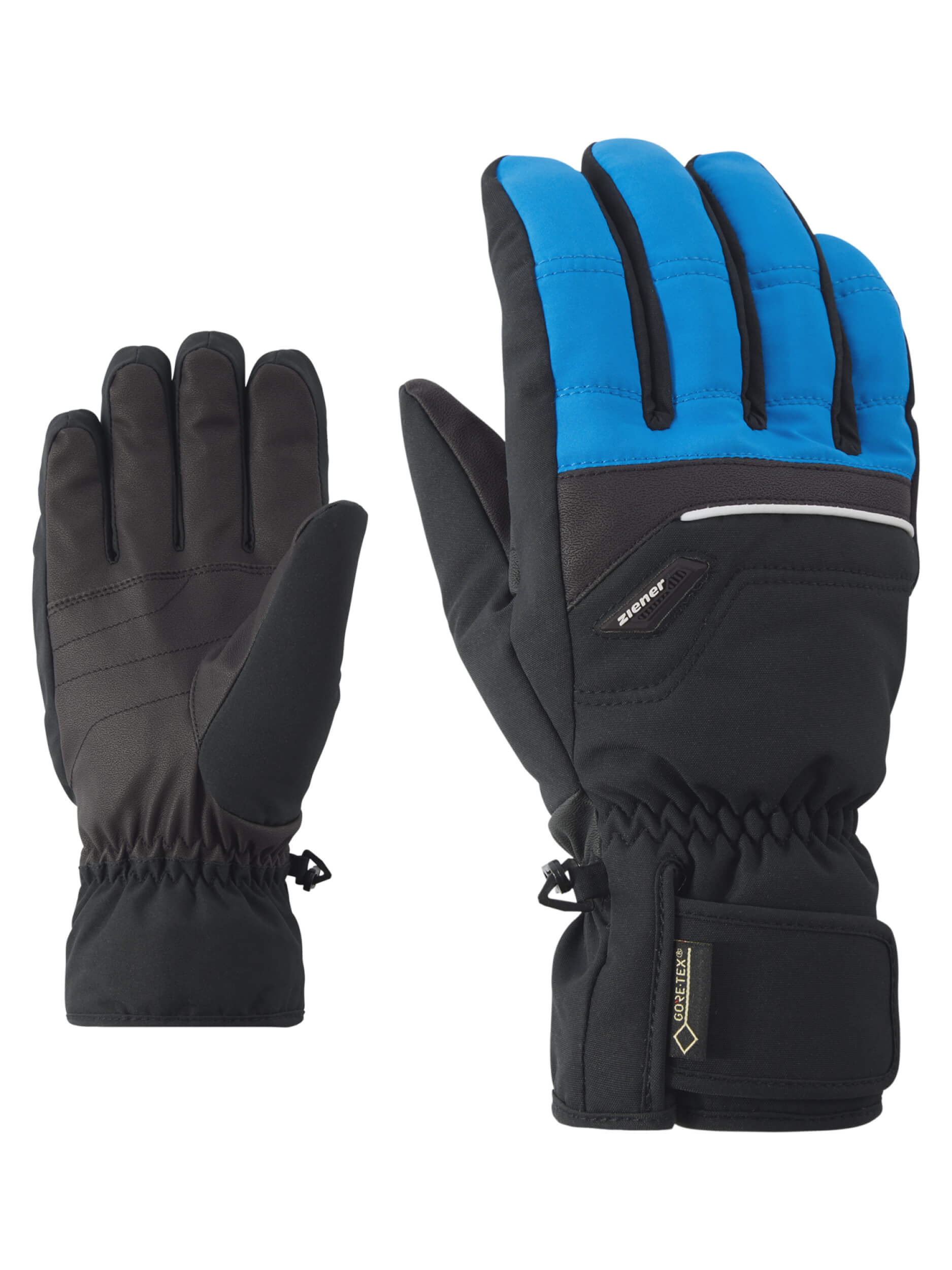 ZIENER Ski Handschuhe Glyn GORETEX schwarz blau 798