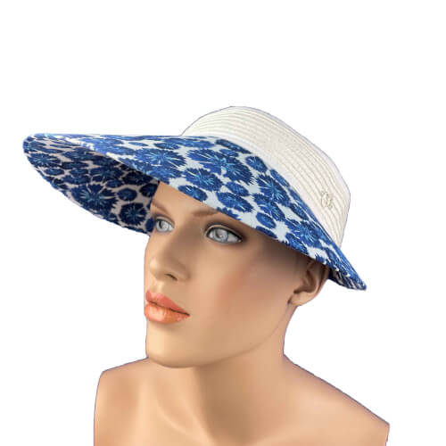 Chervo Visor Vanda blau weiß 61E  