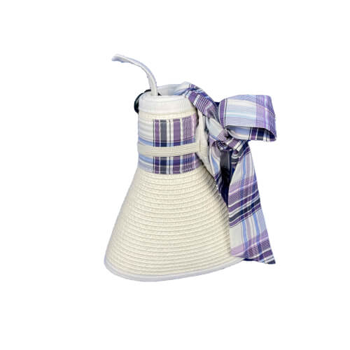 Chervo Visor Vichy lila weiß 94E