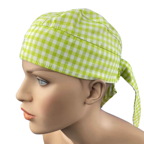 Chervo Damen Bandana Welke DRY MATIC hellgrün kariert