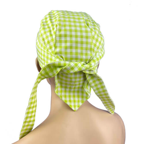 Chervo Damen Bandana Welke DRY MATIC hellgrün kariert