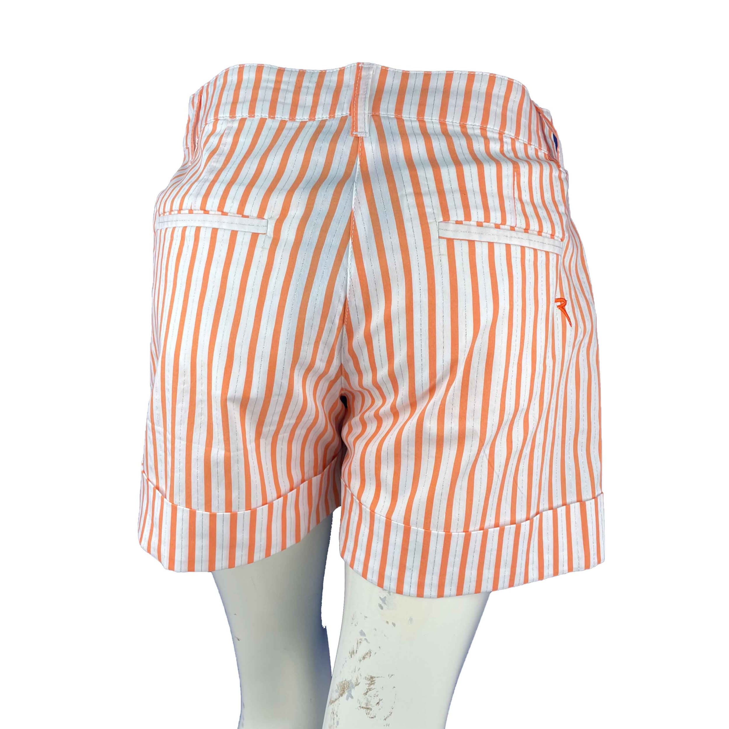 Chervo Damen Short Guidonia SUN BLOCK orange weiß 79C 2.Wahl