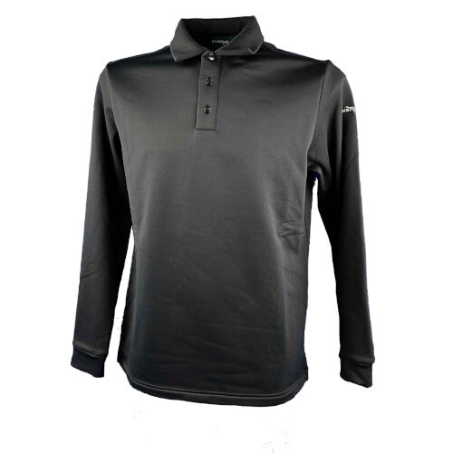 Chervo Herren Polo lang Arm Aurucon schwarz 999