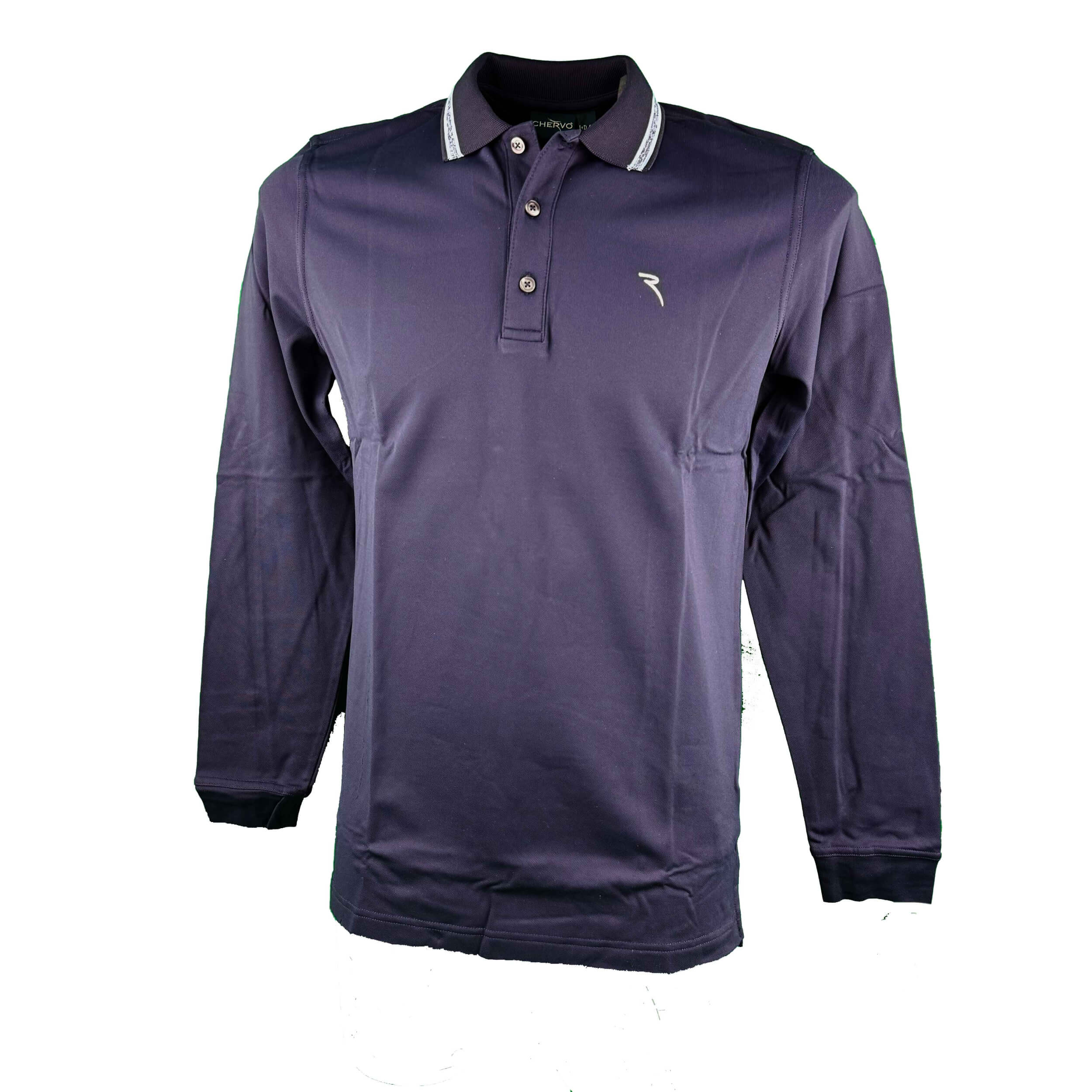 Chervo Herren Polo lang Arm Ascanio PRO THERM navy 599 2.Wahl 