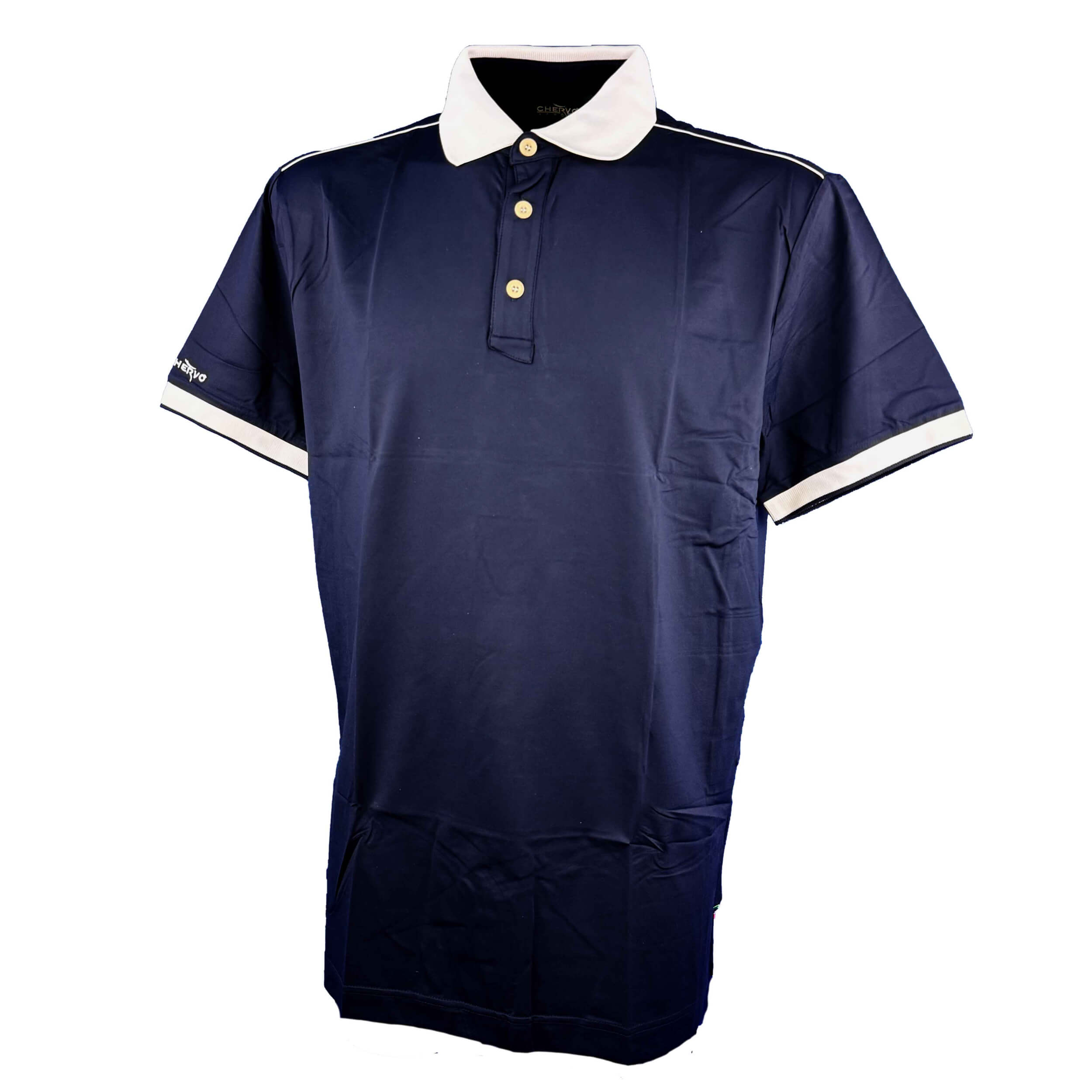 Chervo Herren Polo Aella Sun Block navy 599