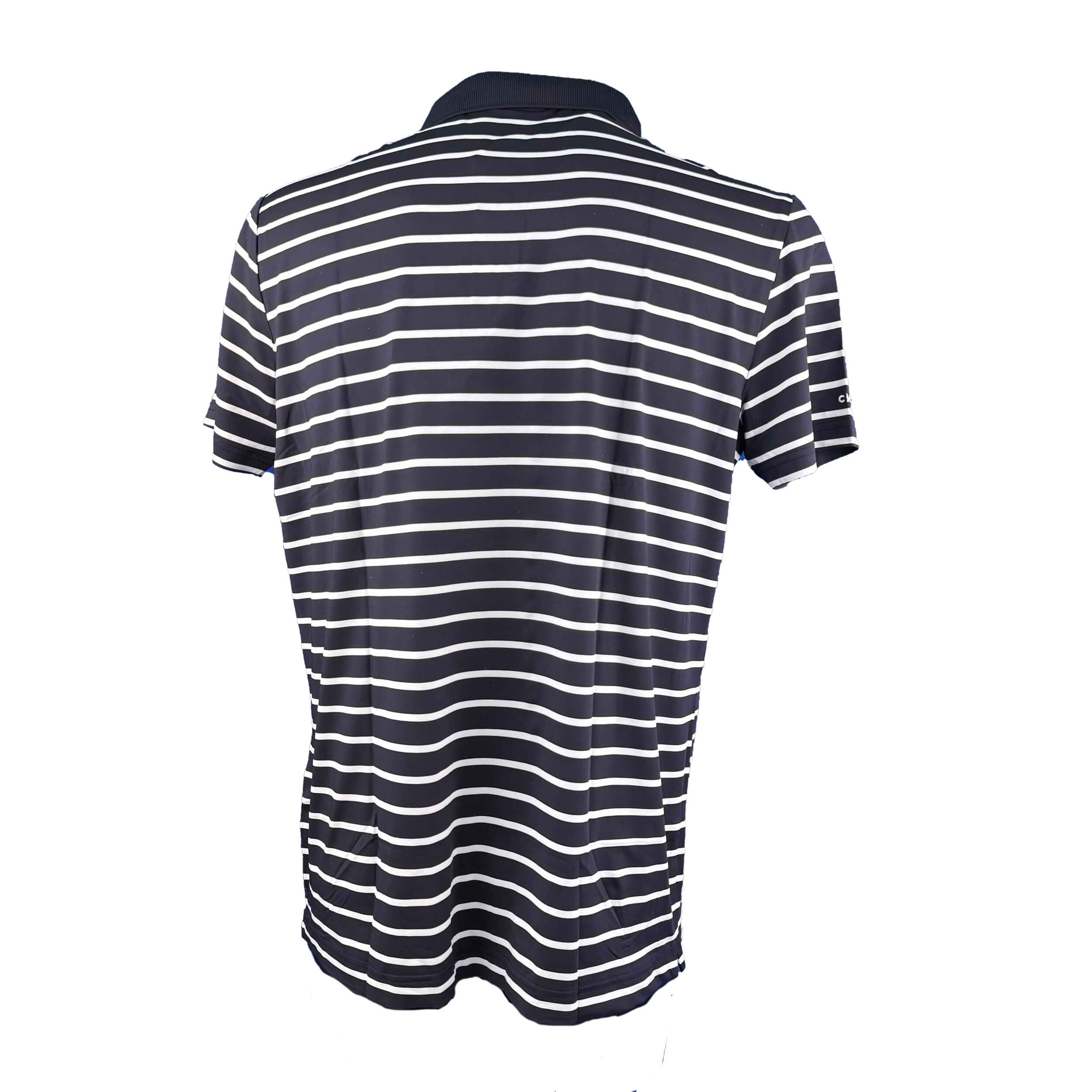 Chervo Herren Polo Americano Sun Block navy weiß gestreift 75E