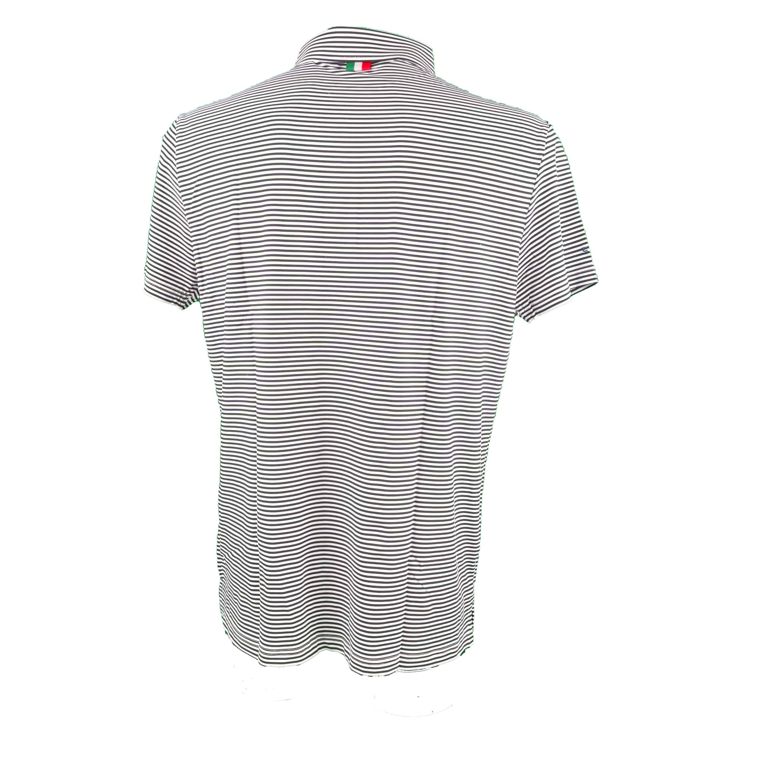 Chervo Herren Polo Ariginal Sun Block schwarz weiß gestreift 74E 