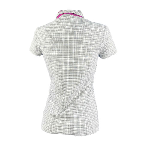 Chervo Damen Polo Astio DRY MATIC grau kariert 57A