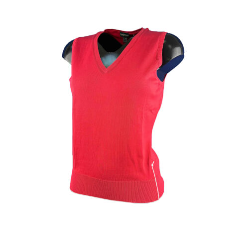 Chervo Damen Strick Pullunder Norvegia rot 846 Chervo Damen Strick Pullunder Norvegia rot 846