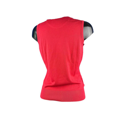 Chervo Damen Strick Pullunder Norvegia rot 846 