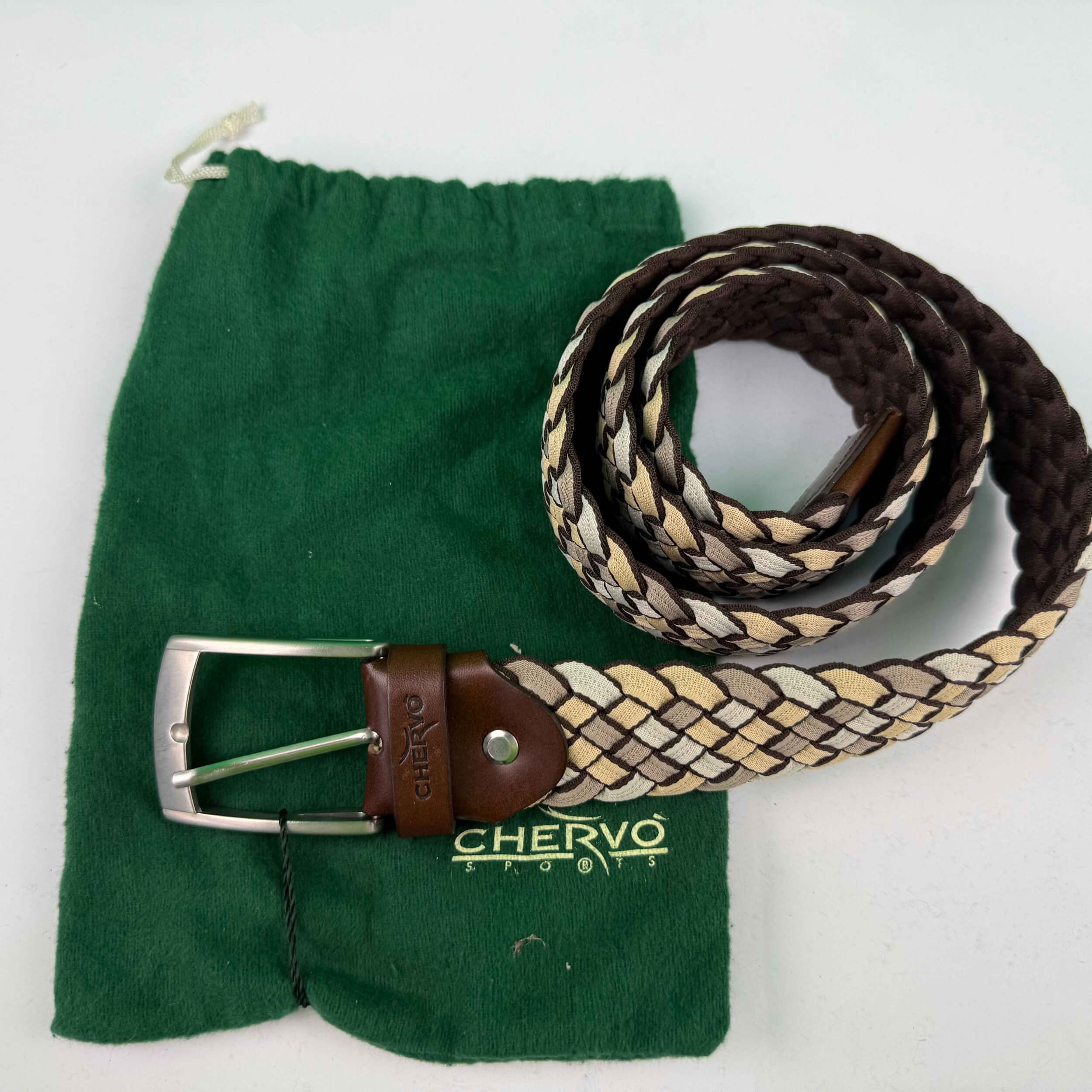 Chervo Herren Gürtel Urlo beige 416