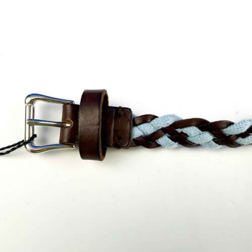 Chervo Damen Gürtel Usample hellblau braun 546