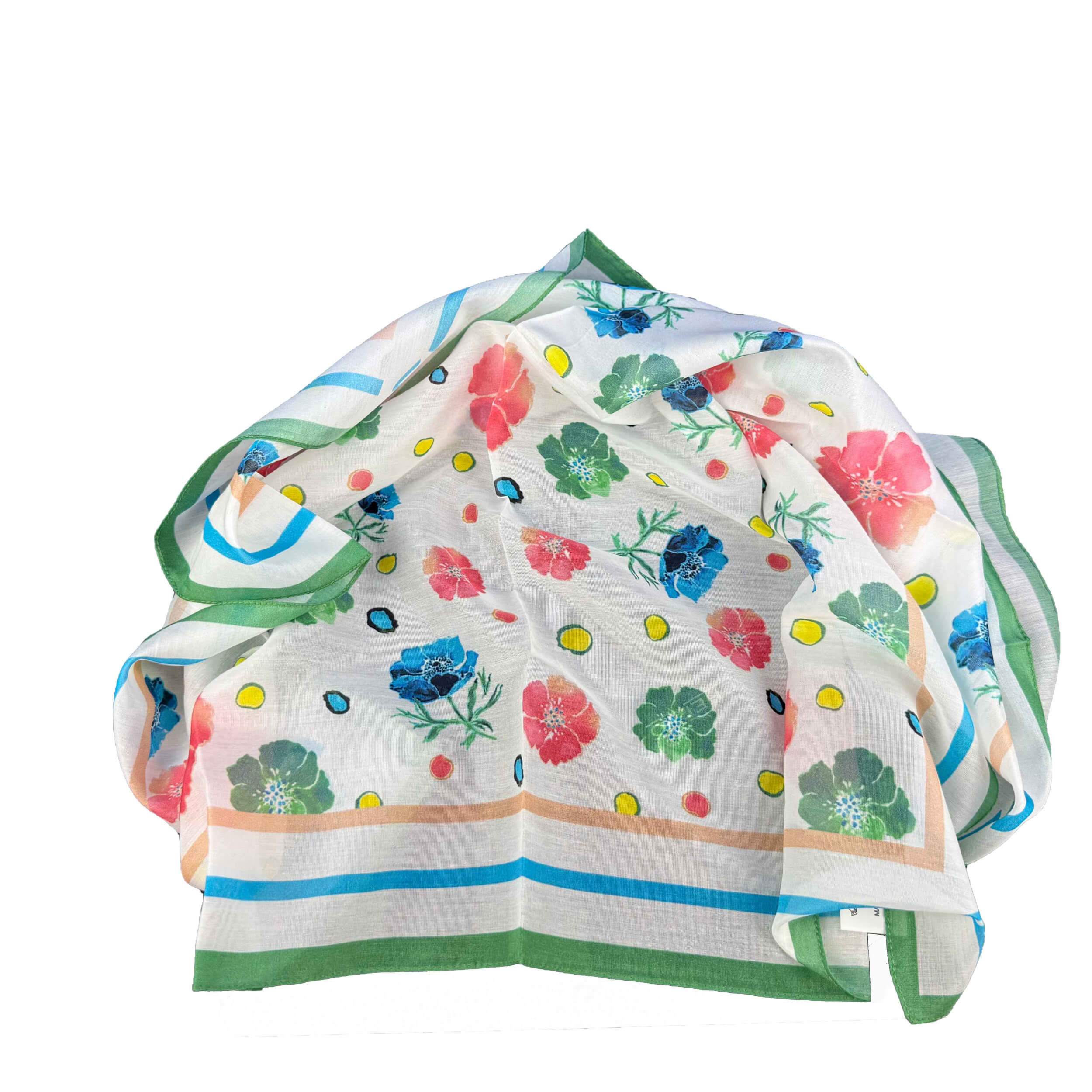Chervo Halstuch Yflowers blau 22A