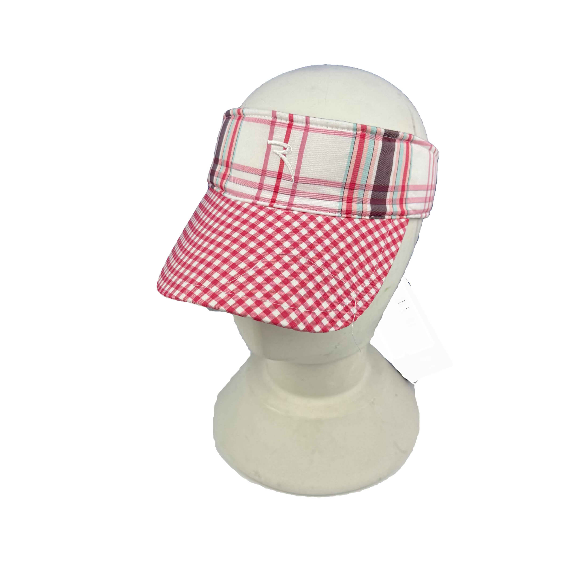 Chervo Damen Visor Vitalis SUN BLOCK rot weiß 92G