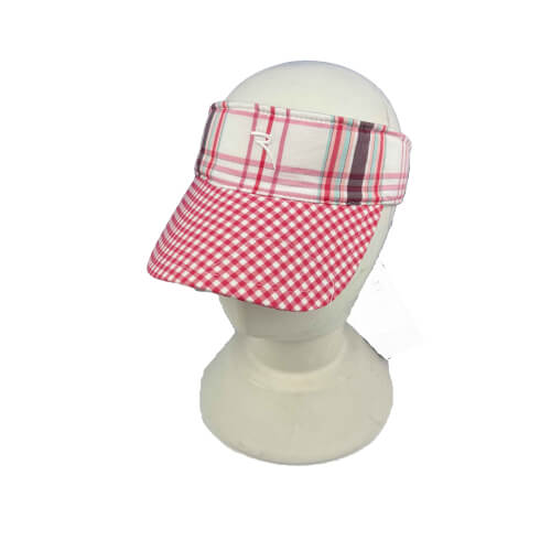 Chervo Damen Visor Vitalis SUN BLOCK rot weiß 92G