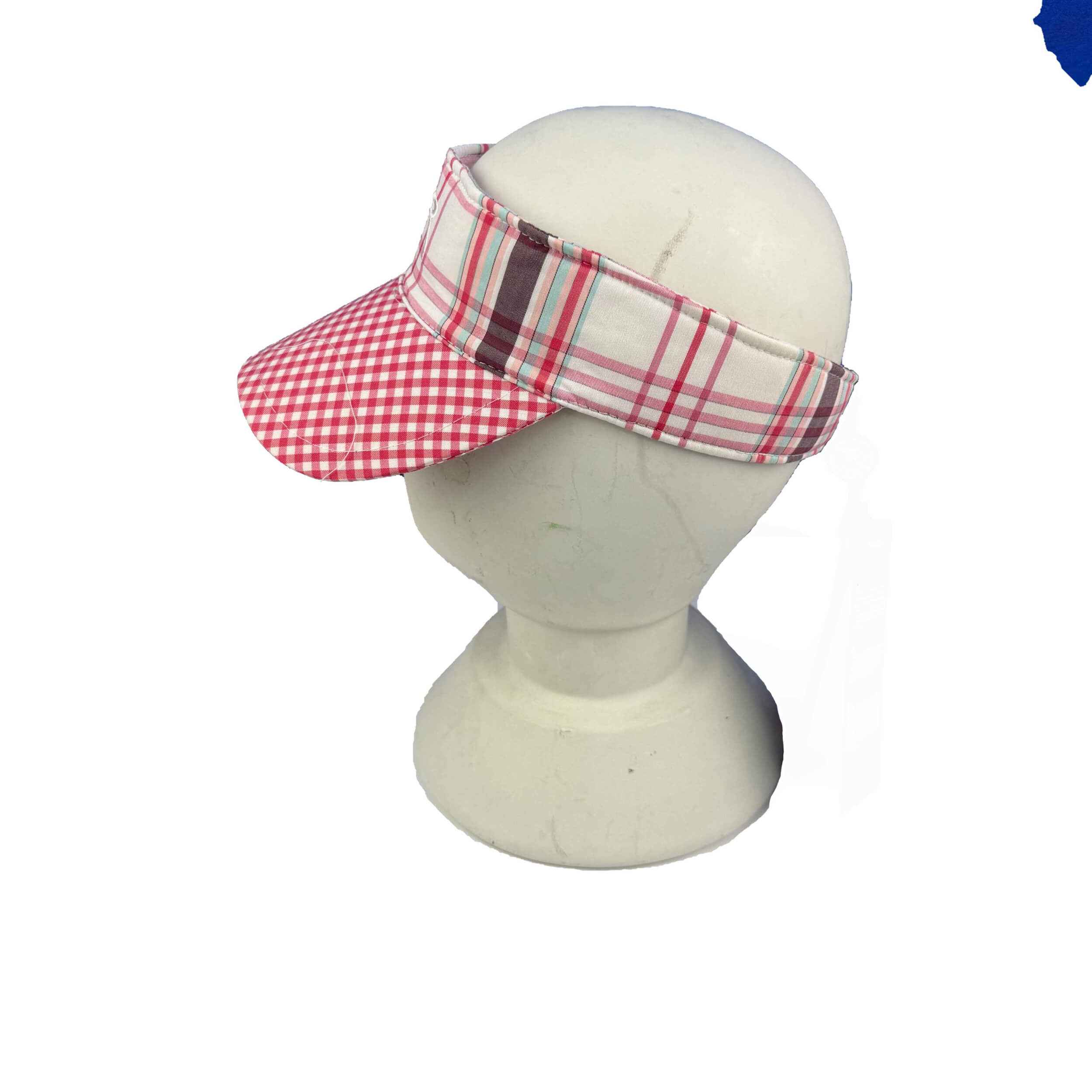 Chervo Damen Visor Vitalis SUN BLOCK rot weiß 92G