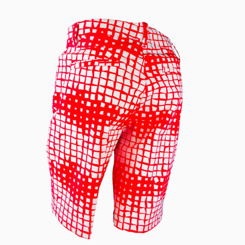 Chervo Damen Short Gamba SUN BLOCK rot gemustert 26G