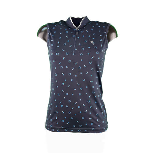 Chervo Damen Top Attractive Dry Matic navy gemustert 177E 2.Wahl