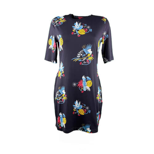 Chervo Damen Kleid Valeria Dry Matic navy gemustert 176E 2.Wahl