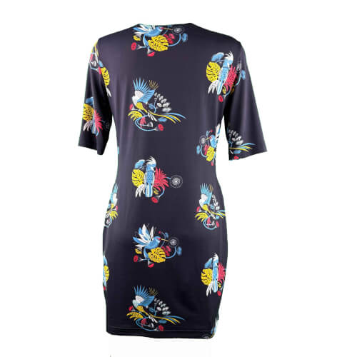 Chervo Damen Kleid Valeria Dry Matic navy gemustert 176E 2.Wahl