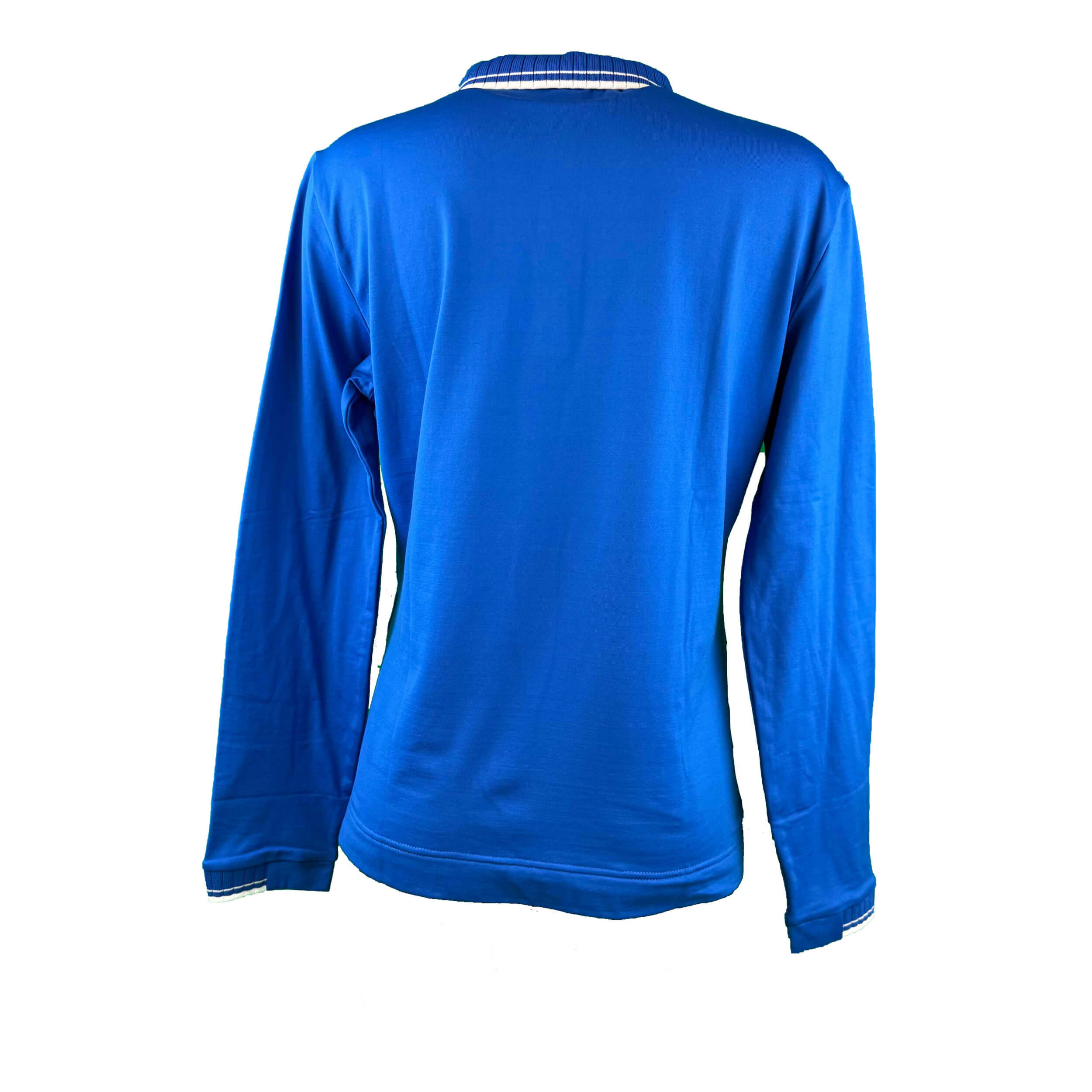 Chervo Damen lang Arm Polo Atma PRO THERM blau 5004