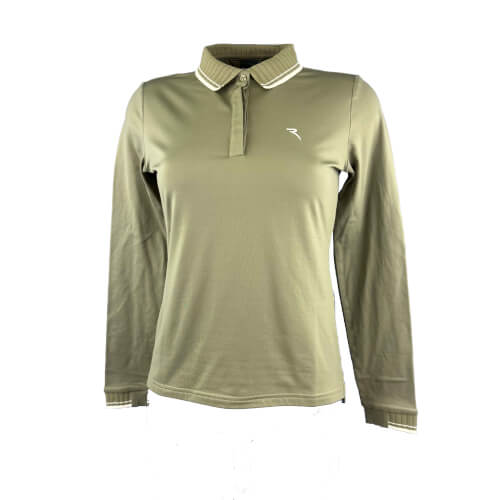 Chervo Damen lang Arm Polo Atma PRO THERM oliv 611