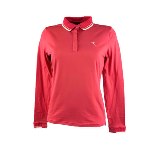 Chervo Damen lang Arm Polo Atma PRO THERM rot 7007