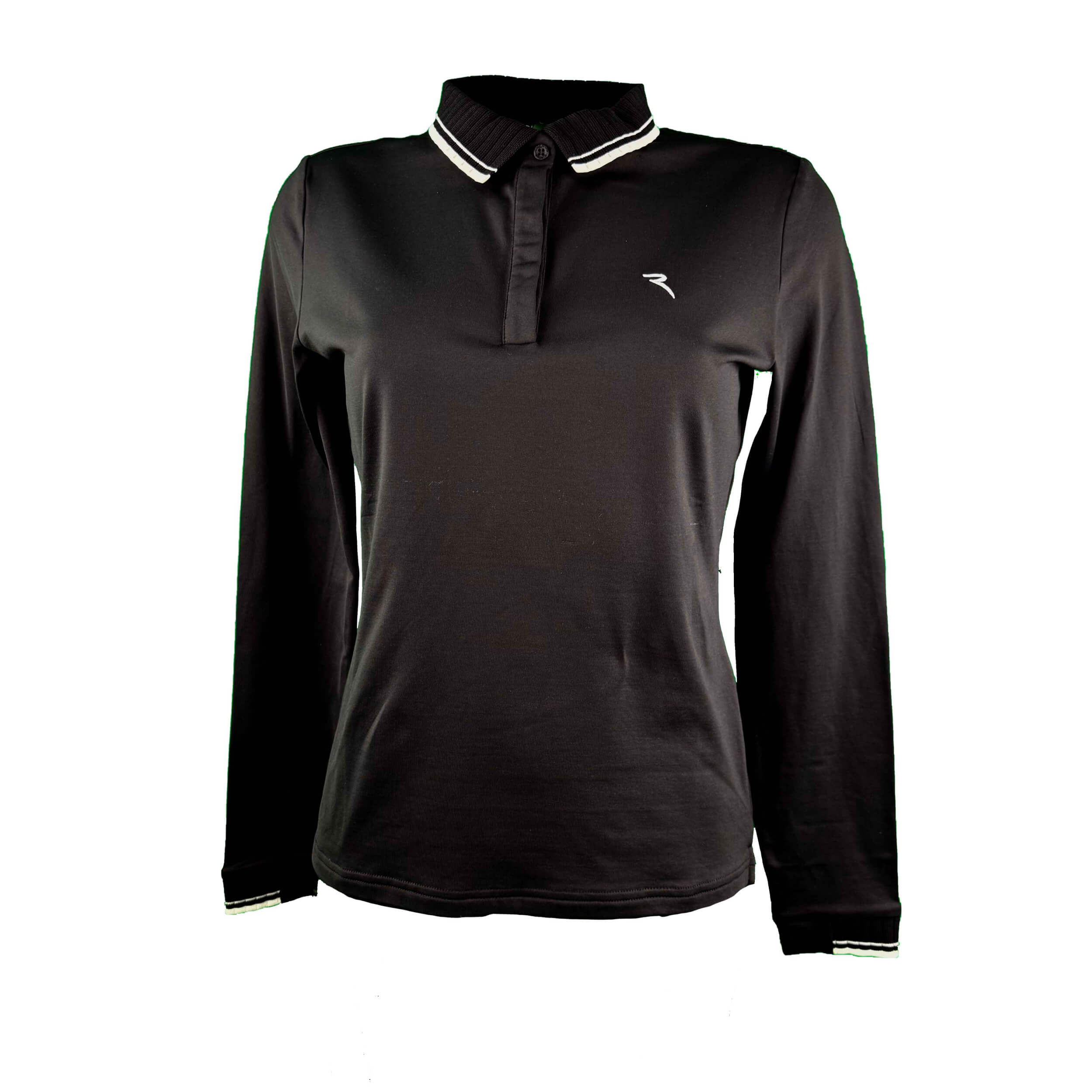 Chervo Damen lang Arm Polo Atma PRO THERM schwarz 999