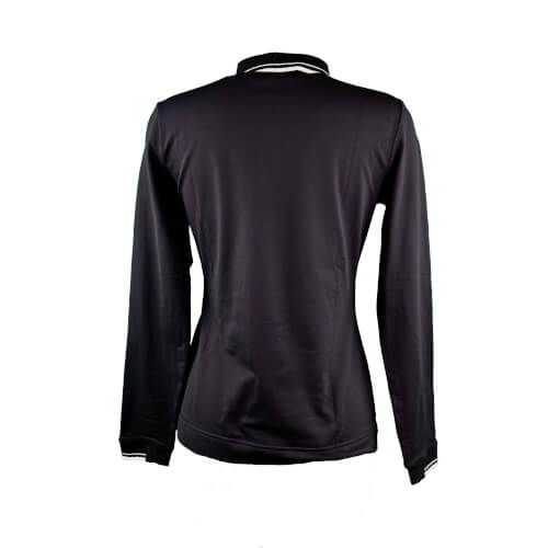 Chervo Damen lang Arm Polo Atma PRO THERM schwarz 999