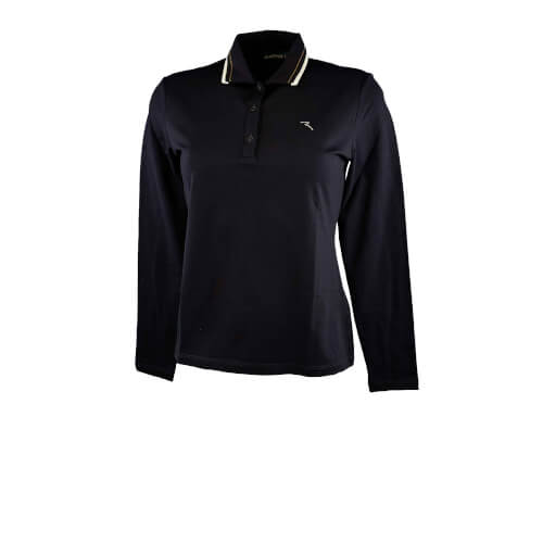 Chervo Damen lang Arm Polo Amnesia PRO THERM schwarz 999
