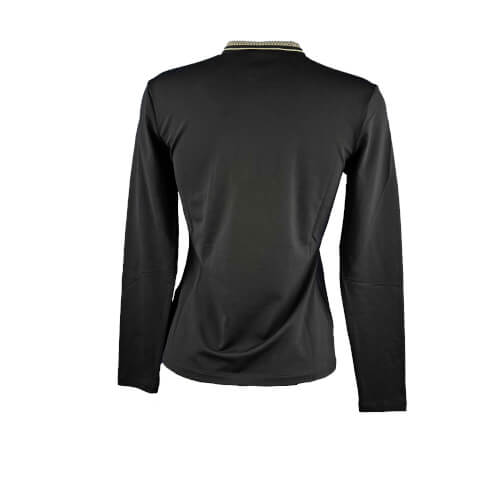 Chervo Damen lang Arm Polo Animus PRO THERM schwarz 999