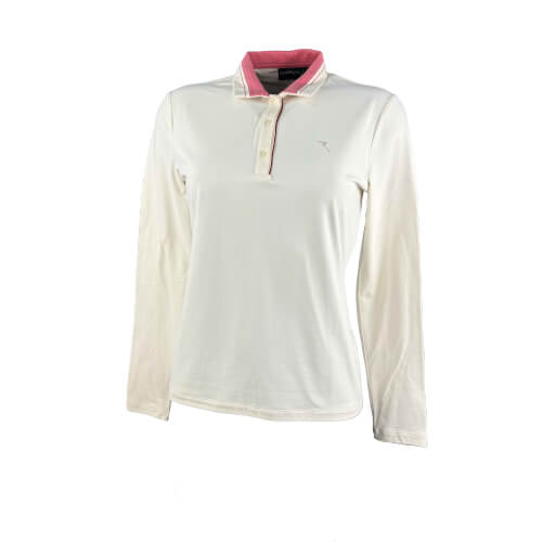 Chervo Damen lang Arm Polo Animus PRO THERM creme 177